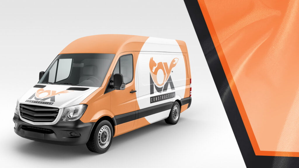 Fox Construction Identity 11 fox van